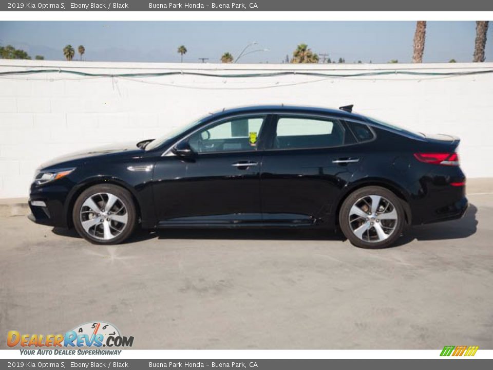 2019 Kia Optima S Ebony Black / Black Photo #8