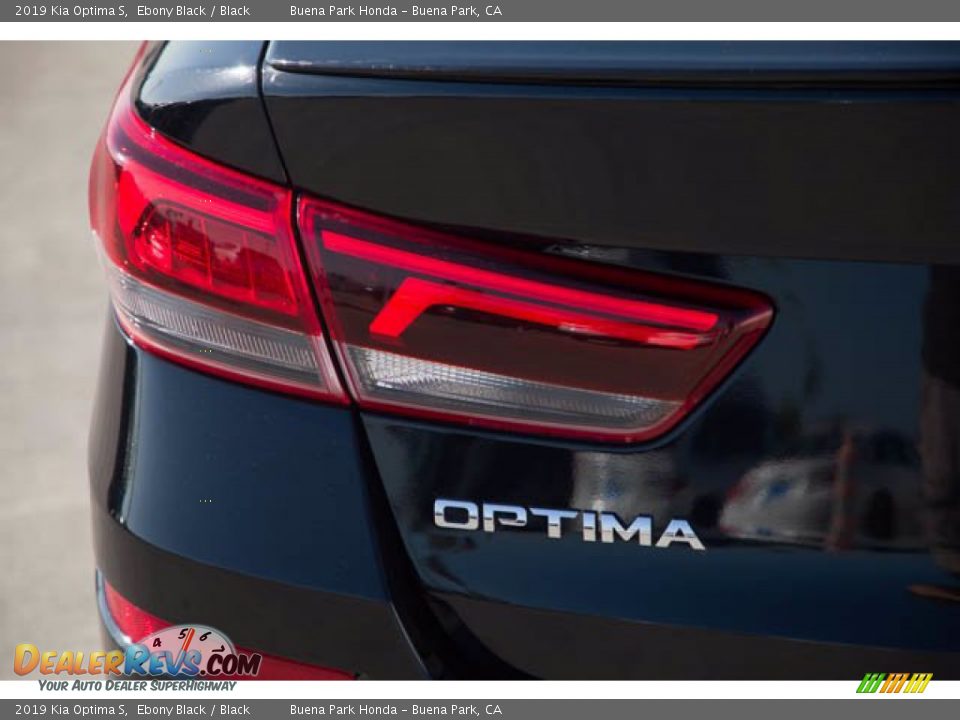 2019 Kia Optima S Ebony Black / Black Photo #10