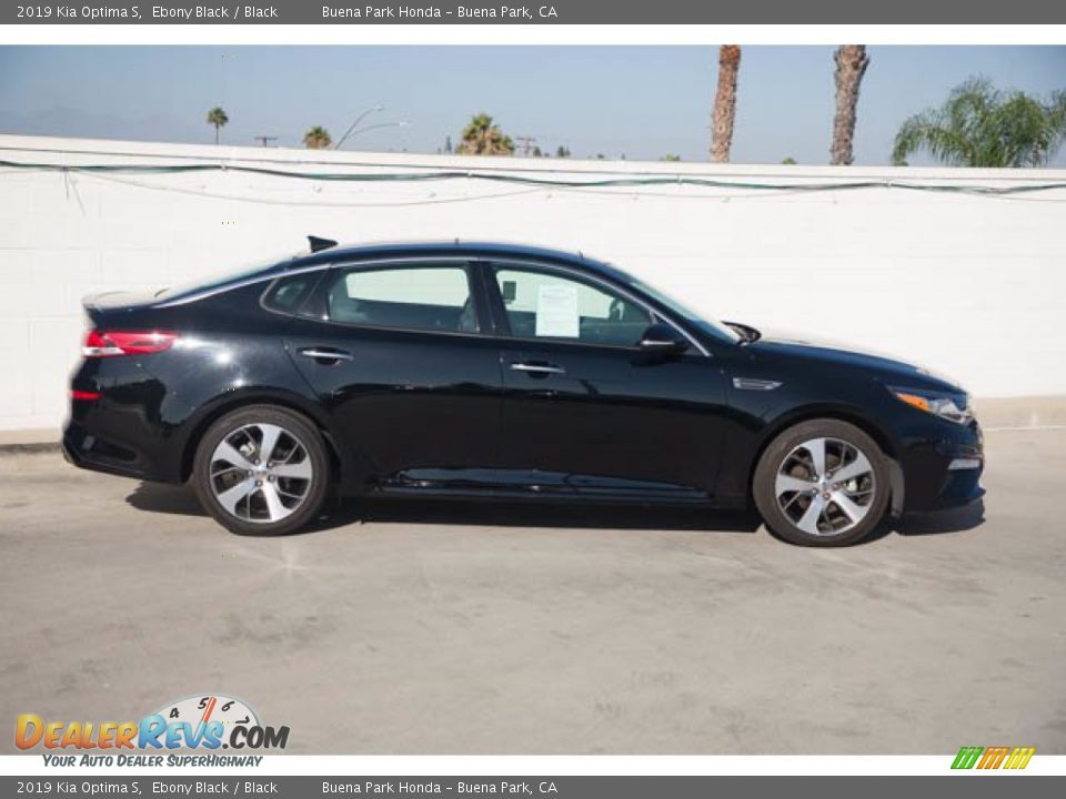 2019 Kia Optima S Ebony Black / Black Photo #12