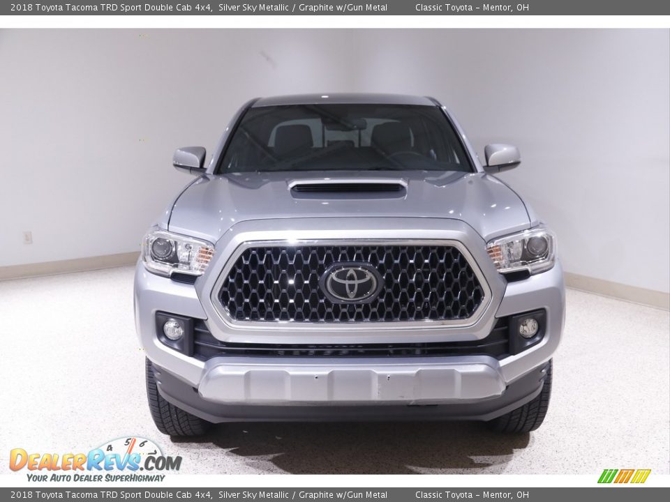 2018 Toyota Tacoma TRD Sport Double Cab 4x4 Silver Sky Metallic / Graphite w/Gun Metal Photo #2