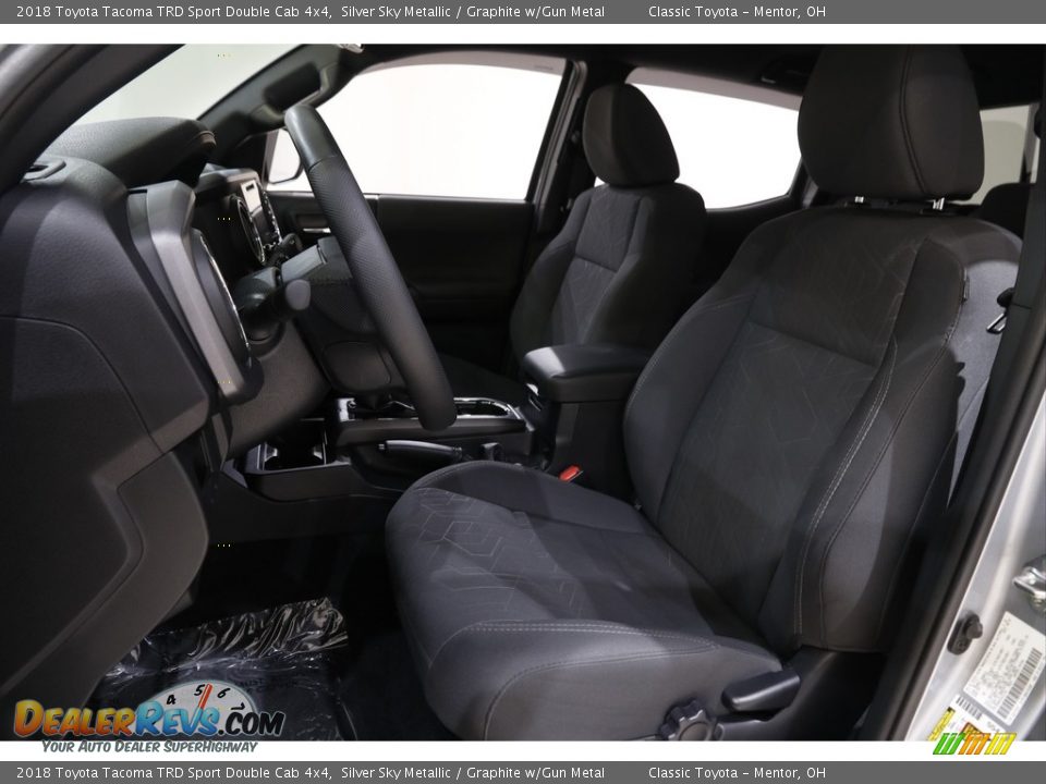 2018 Toyota Tacoma TRD Sport Double Cab 4x4 Silver Sky Metallic / Graphite w/Gun Metal Photo #5