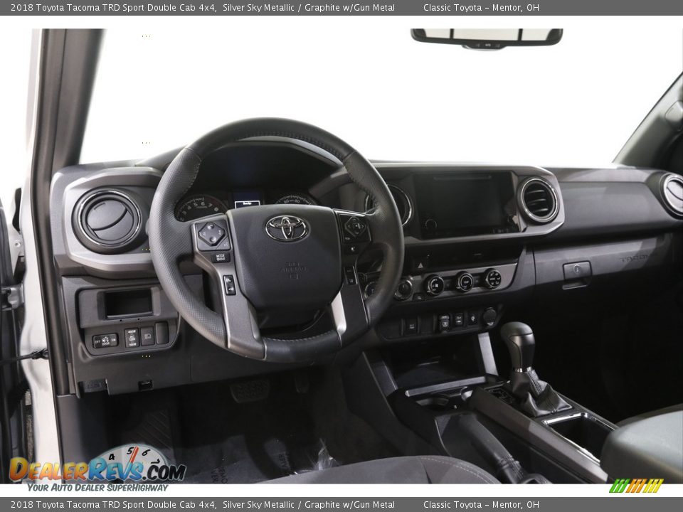 2018 Toyota Tacoma TRD Sport Double Cab 4x4 Silver Sky Metallic / Graphite w/Gun Metal Photo #6