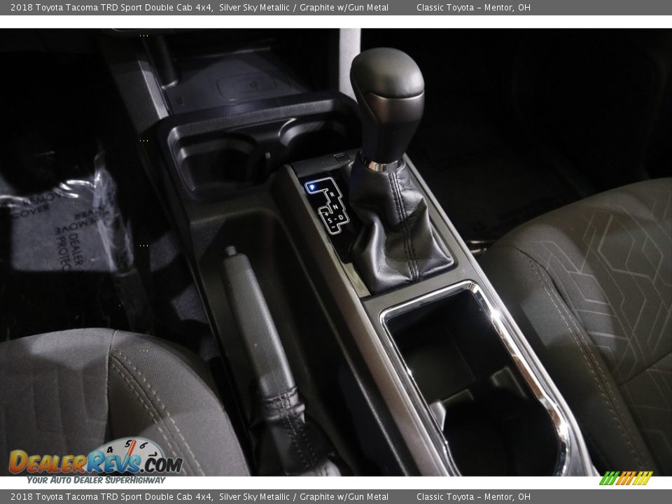 2018 Toyota Tacoma TRD Sport Double Cab 4x4 Silver Sky Metallic / Graphite w/Gun Metal Photo #14