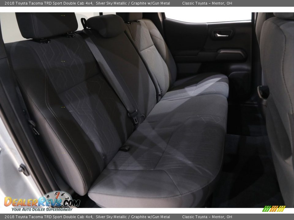 2018 Toyota Tacoma TRD Sport Double Cab 4x4 Silver Sky Metallic / Graphite w/Gun Metal Photo #16