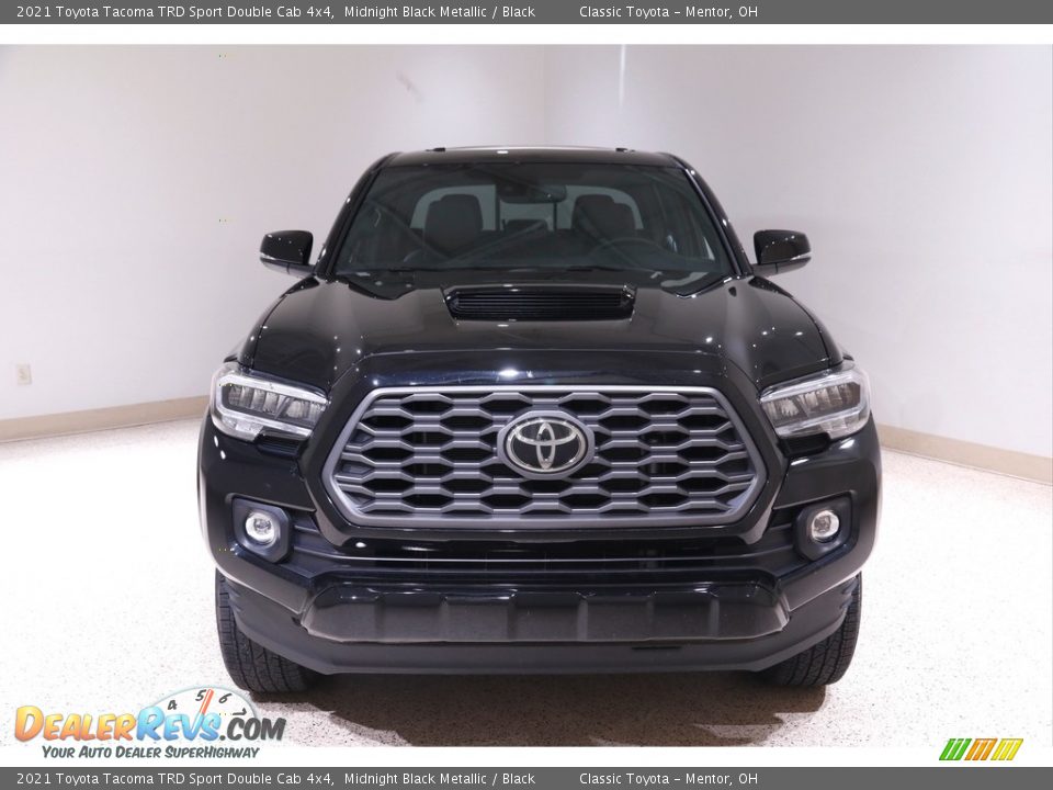 2021 Toyota Tacoma TRD Sport Double Cab 4x4 Midnight Black Metallic / Black Photo #2