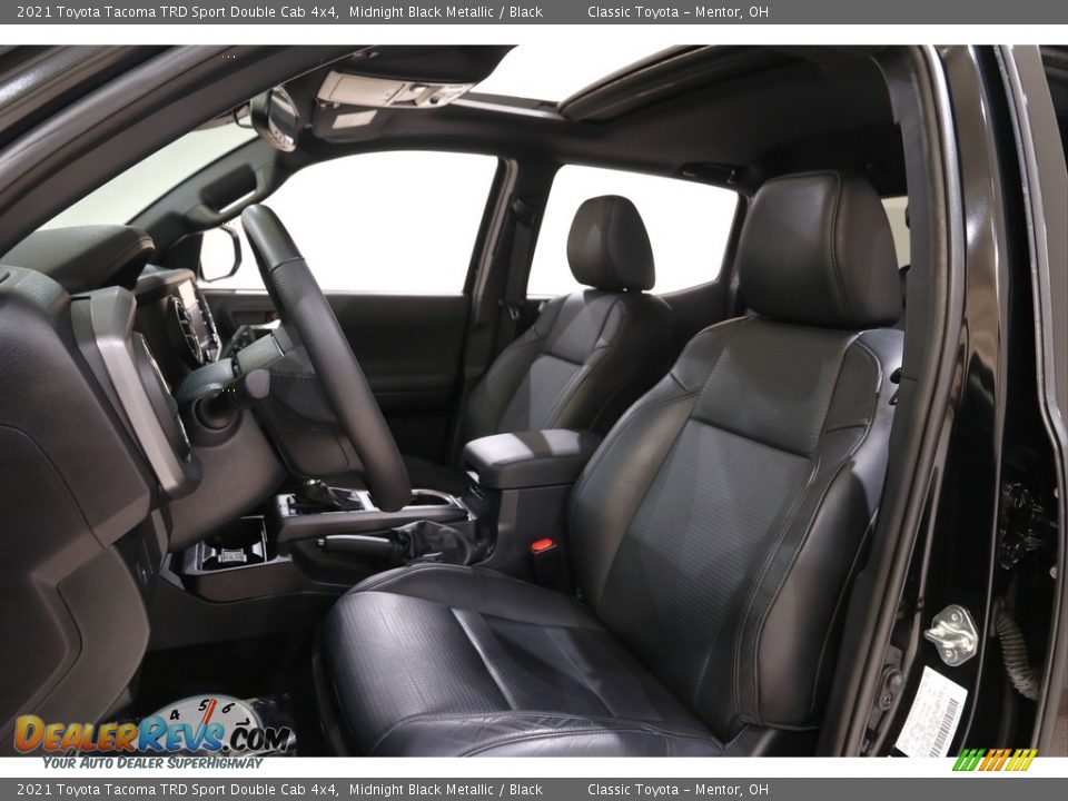2021 Toyota Tacoma TRD Sport Double Cab 4x4 Midnight Black Metallic / Black Photo #5