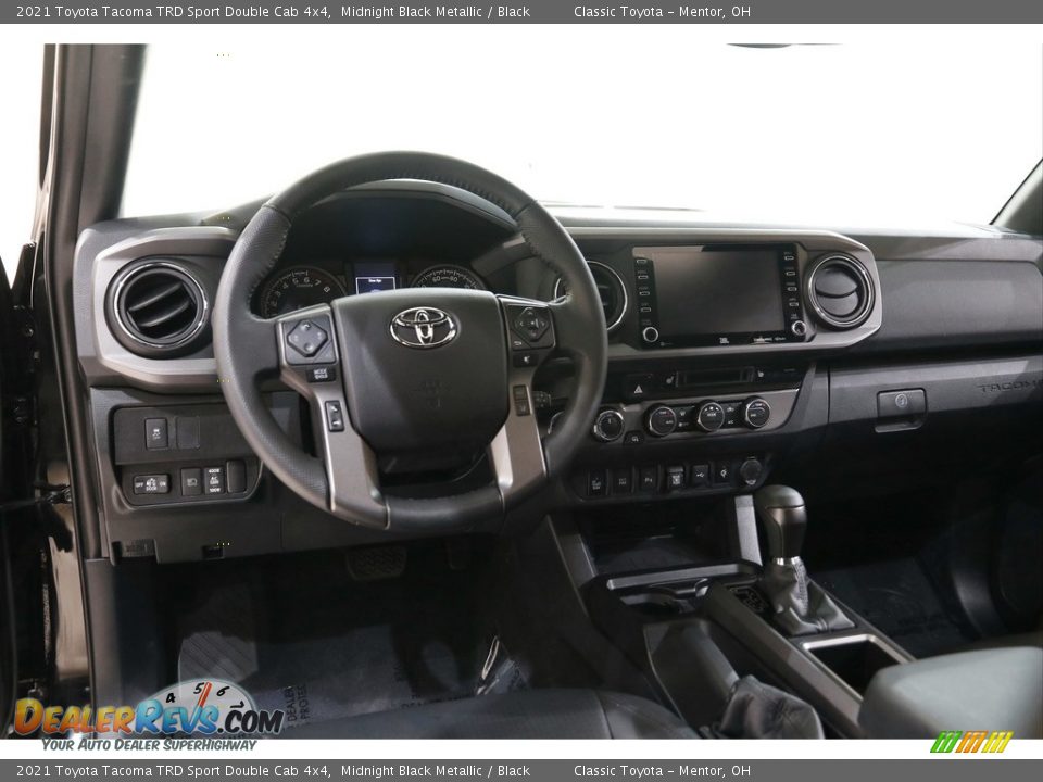 2021 Toyota Tacoma TRD Sport Double Cab 4x4 Midnight Black Metallic / Black Photo #6