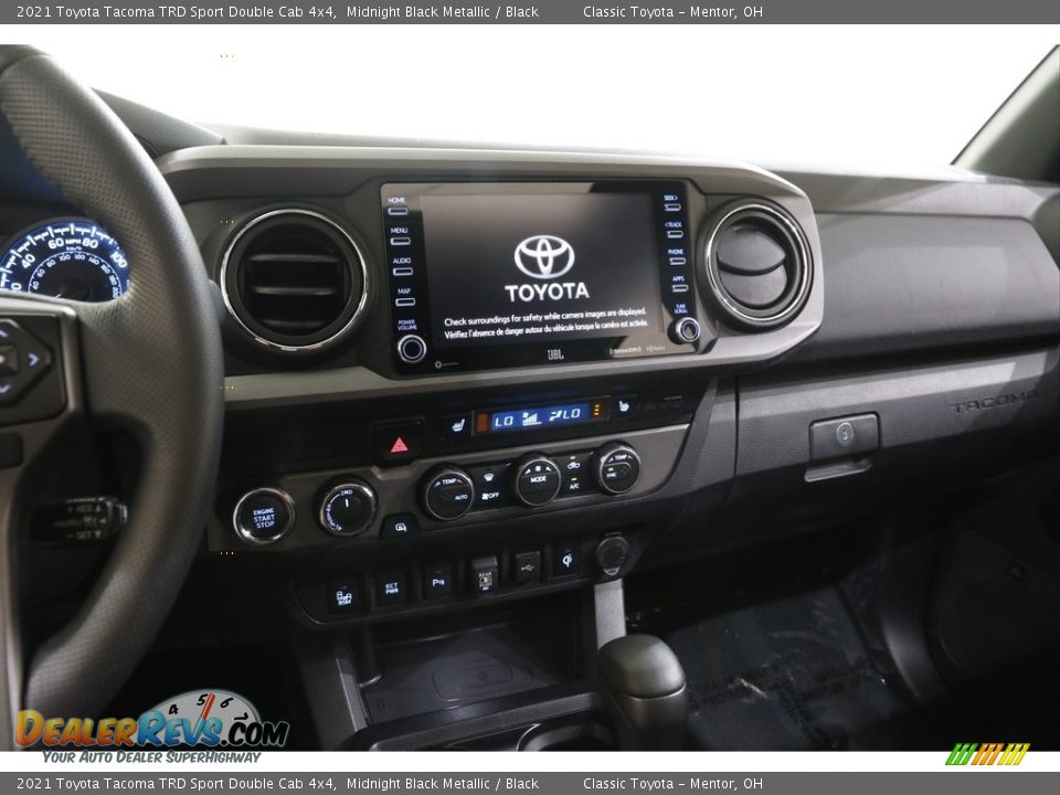 2021 Toyota Tacoma TRD Sport Double Cab 4x4 Midnight Black Metallic / Black Photo #9