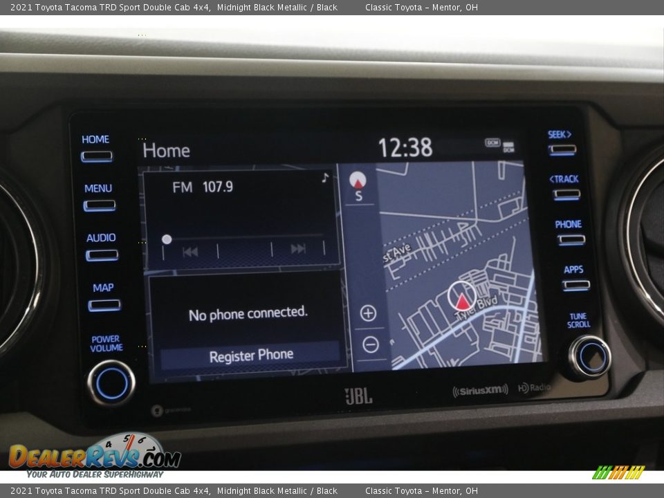 2021 Toyota Tacoma TRD Sport Double Cab 4x4 Midnight Black Metallic / Black Photo #10