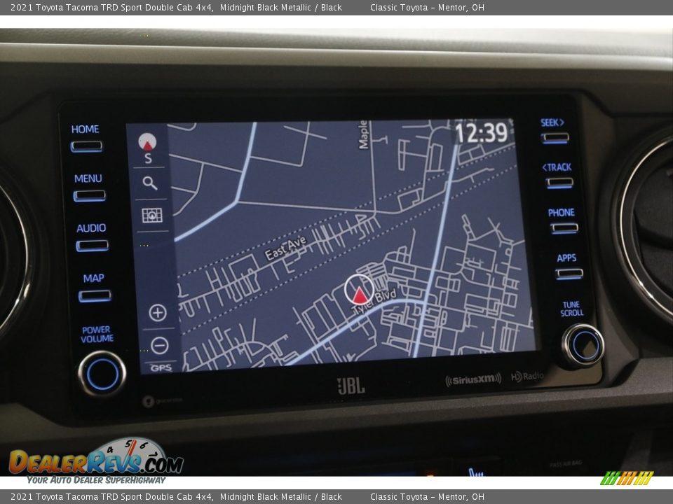 2021 Toyota Tacoma TRD Sport Double Cab 4x4 Midnight Black Metallic / Black Photo #11