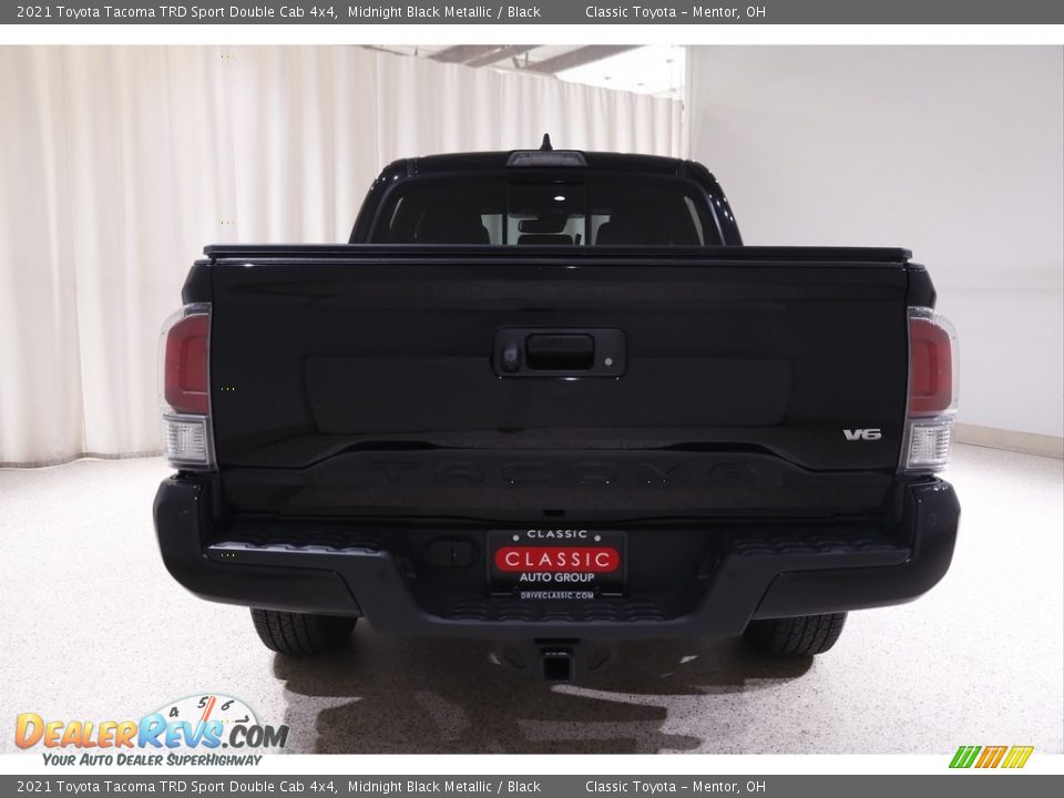 2021 Toyota Tacoma TRD Sport Double Cab 4x4 Midnight Black Metallic / Black Photo #18
