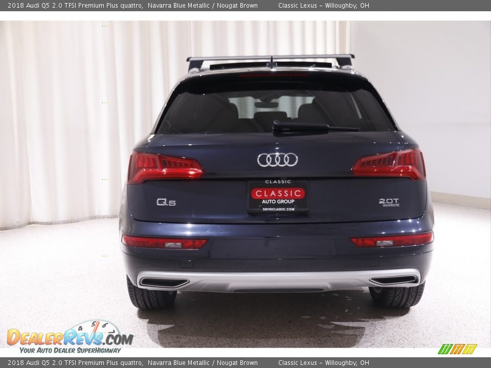 2018 Audi Q5 2.0 TFSI Premium Plus quattro Navarra Blue Metallic / Nougat Brown Photo #19