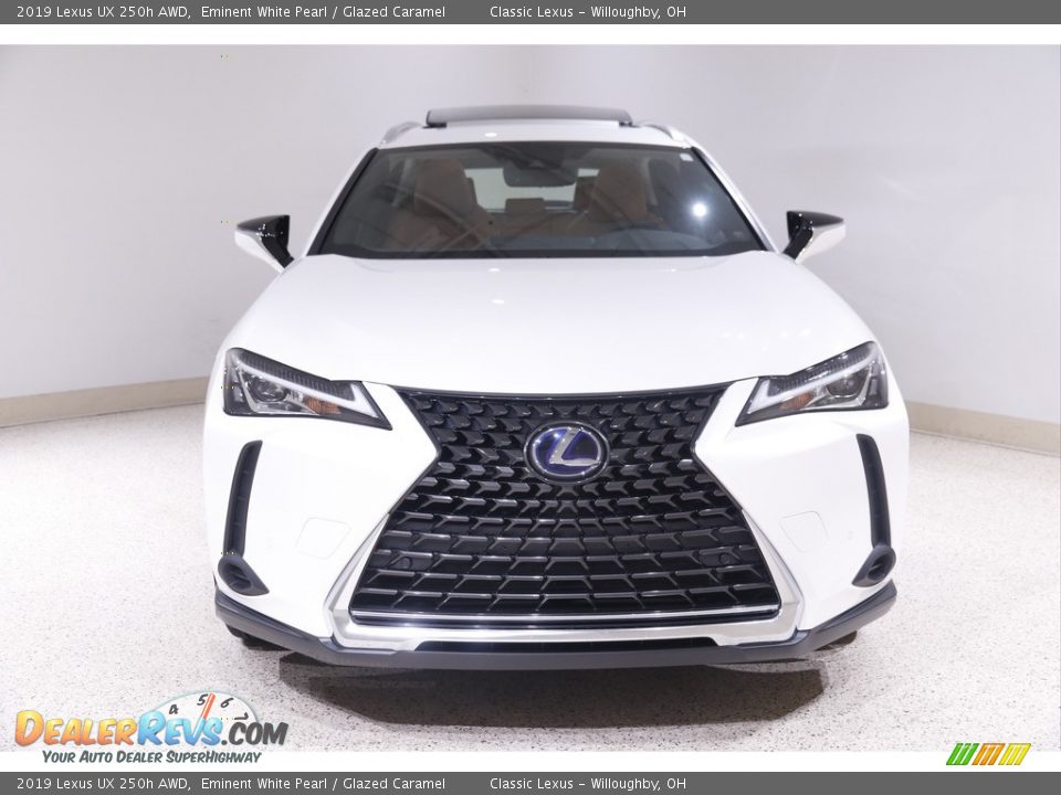 2019 Lexus UX 250h AWD Eminent White Pearl / Glazed Caramel Photo #2