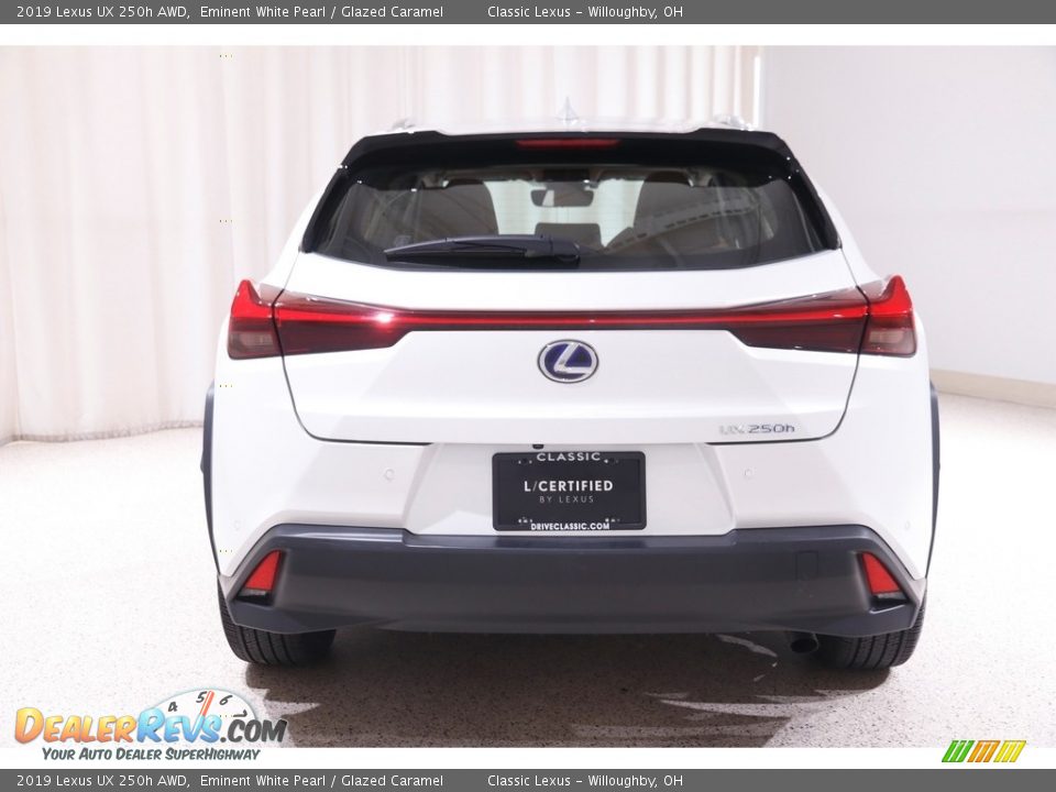 2019 Lexus UX 250h AWD Eminent White Pearl / Glazed Caramel Photo #18