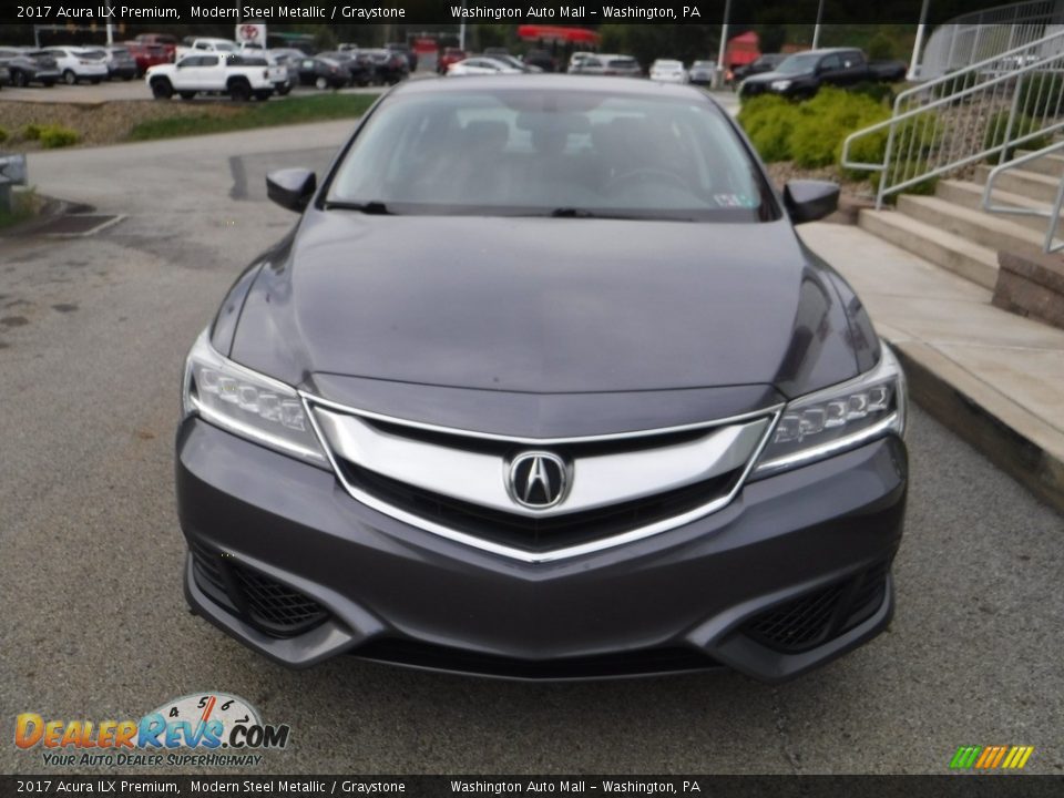 2017 Acura ILX Premium Modern Steel Metallic / Graystone Photo #11