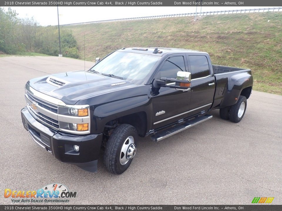 Black 2018 Chevrolet Silverado 3500HD High Country Crew Cab 4x4 Photo #11