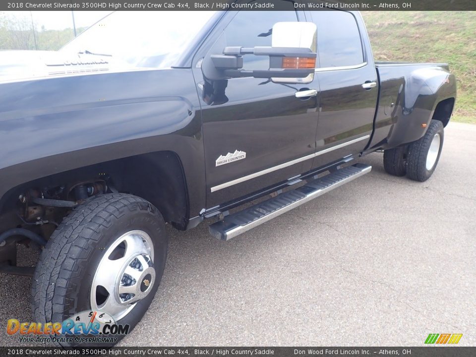 2018 Chevrolet Silverado 3500HD High Country Crew Cab 4x4 Black / High Country Saddle Photo #12