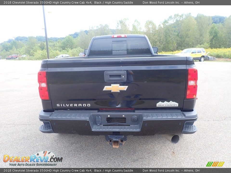 2018 Chevrolet Silverado 3500HD High Country Crew Cab 4x4 Black / High Country Saddle Photo #15