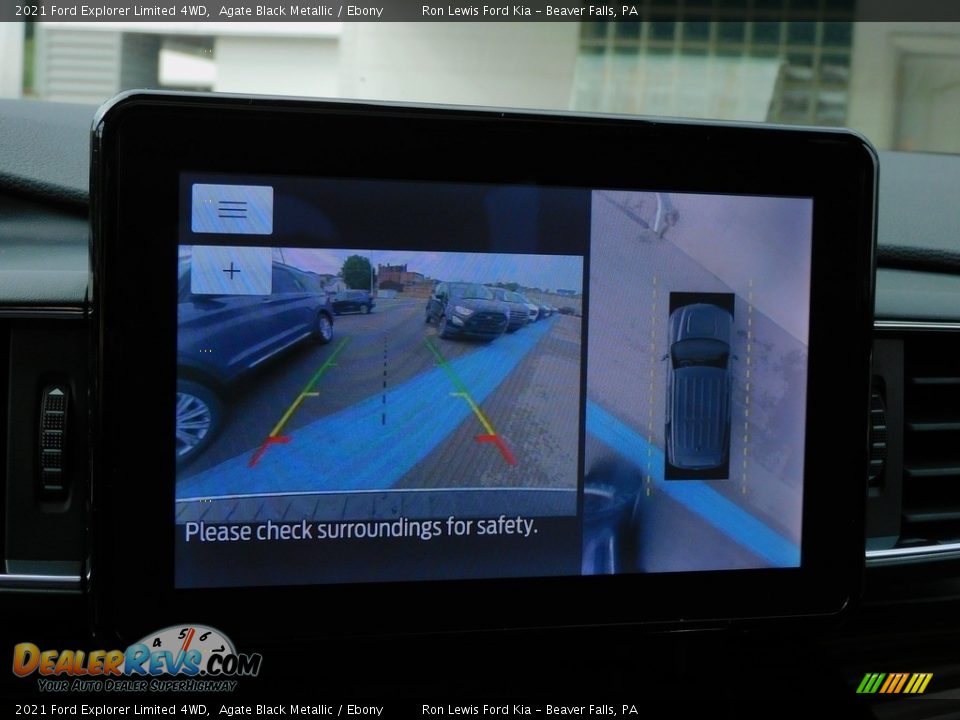 2021 Ford Explorer Limited 4WD Agate Black Metallic / Ebony Photo #17