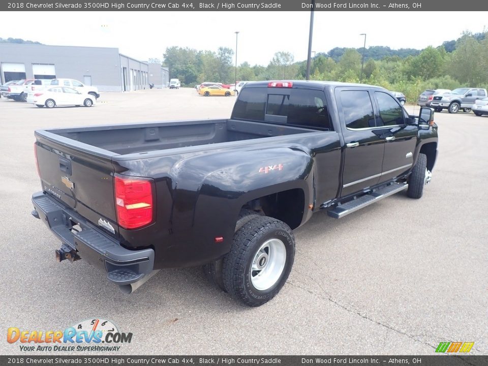 2018 Chevrolet Silverado 3500HD High Country Crew Cab 4x4 Black / High Country Saddle Photo #18