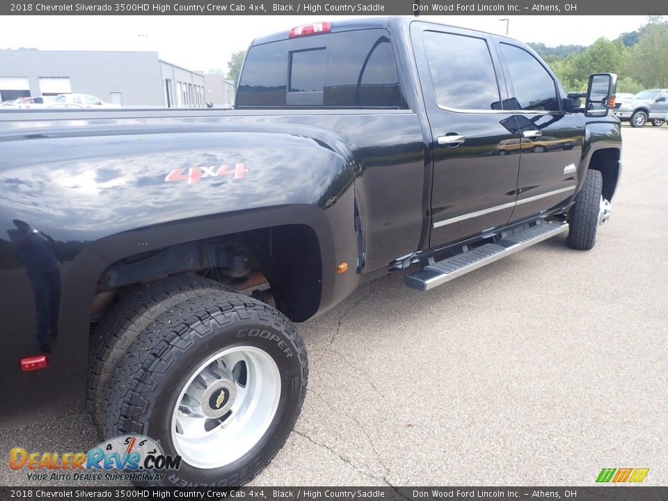 2018 Chevrolet Silverado 3500HD High Country Crew Cab 4x4 Black / High Country Saddle Photo #20