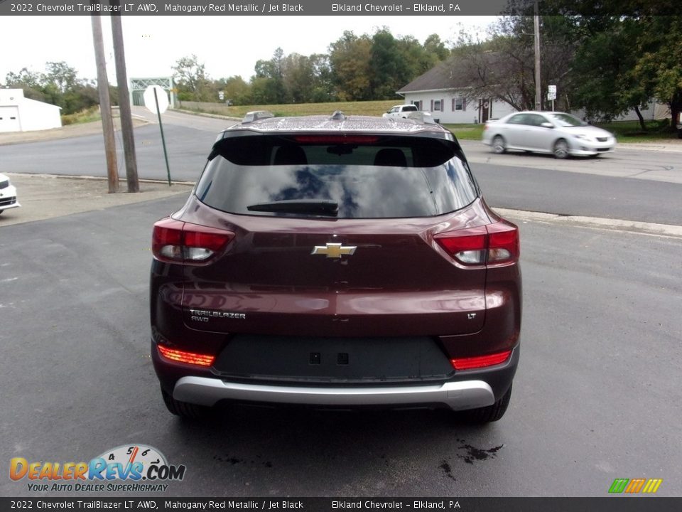 2022 Chevrolet TrailBlazer LT AWD Mahogany Red Metallic / Jet Black Photo #4