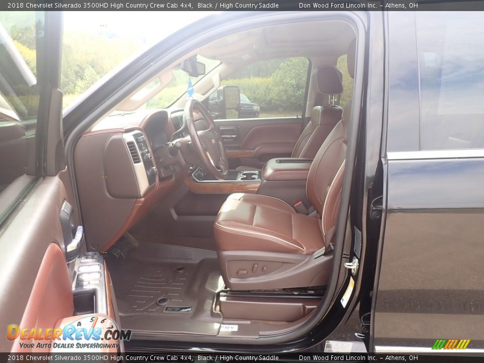 Front Seat of 2018 Chevrolet Silverado 3500HD High Country Crew Cab 4x4 Photo #23