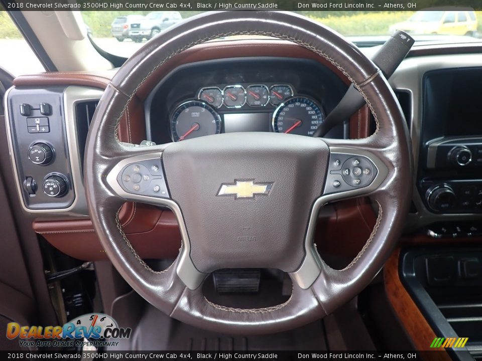 2018 Chevrolet Silverado 3500HD High Country Crew Cab 4x4 Steering Wheel Photo #28