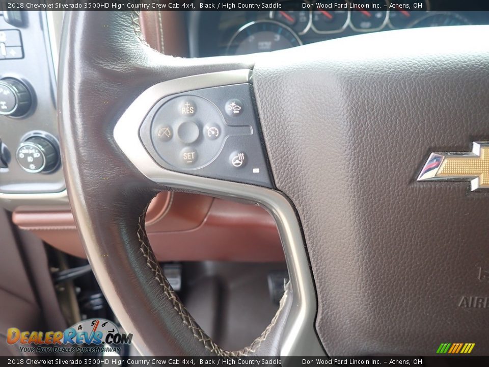 2018 Chevrolet Silverado 3500HD High Country Crew Cab 4x4 Steering Wheel Photo #30