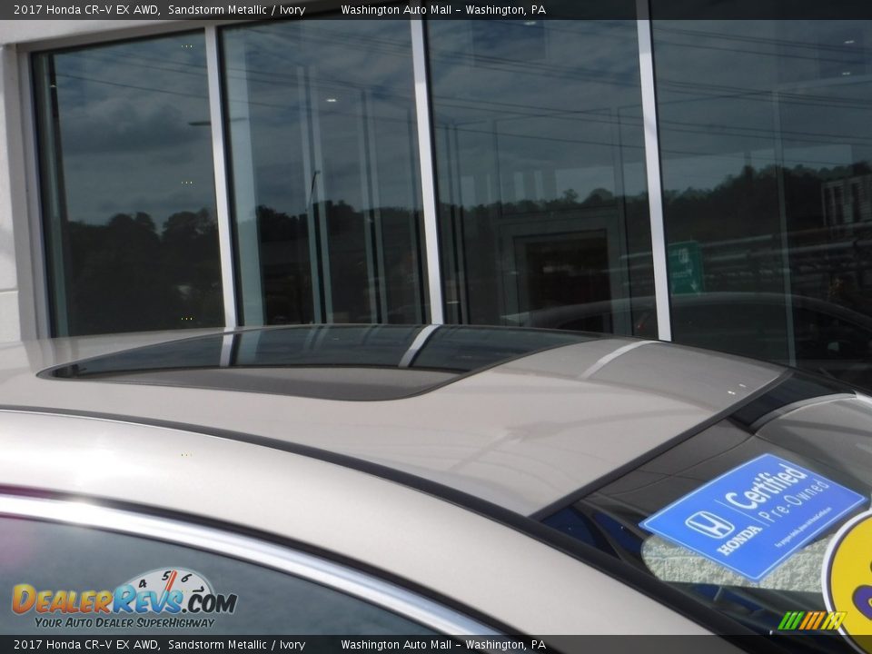 2017 Honda CR-V EX AWD Sandstorm Metallic / Ivory Photo #4
