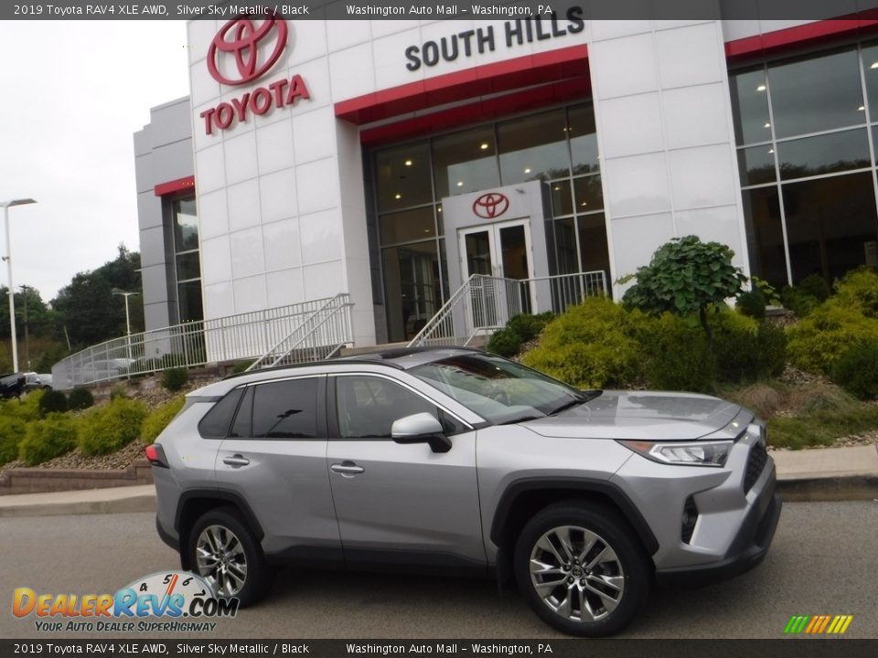 2019 Toyota RAV4 XLE AWD Silver Sky Metallic / Black Photo #2