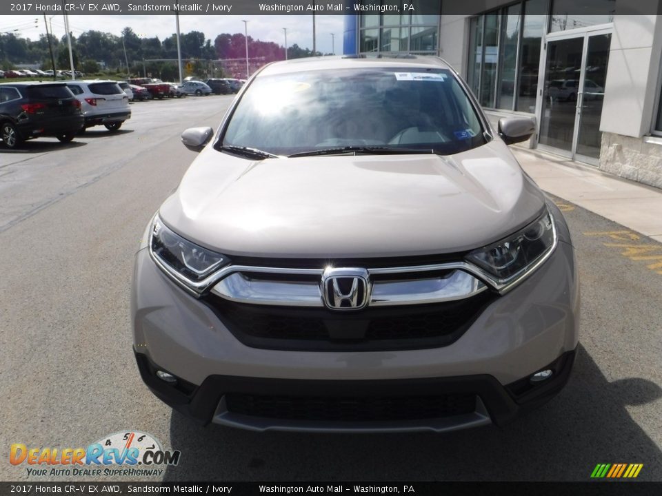 2017 Honda CR-V EX AWD Sandstorm Metallic / Ivory Photo #5