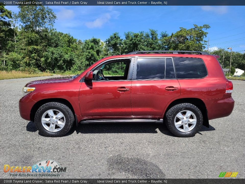 2008 Toyota Land Cruiser Salsa Red Pearl / Dark Gray Photo #2