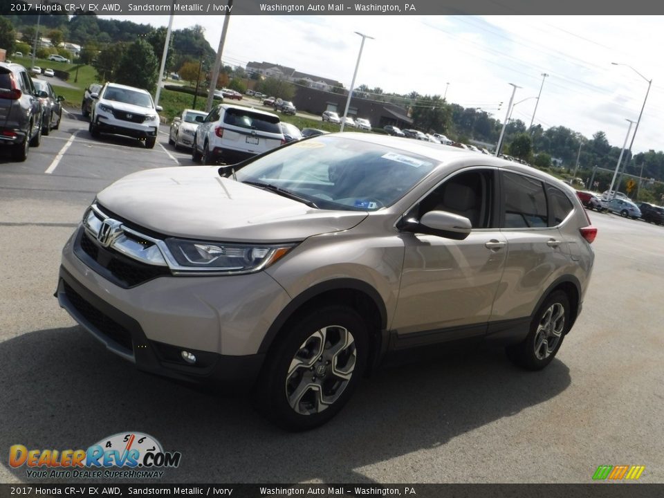 2017 Honda CR-V EX AWD Sandstorm Metallic / Ivory Photo #6