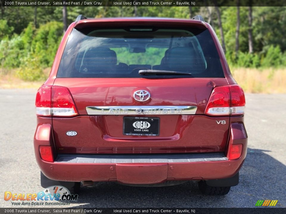 2008 Toyota Land Cruiser Salsa Red Pearl / Dark Gray Photo #4