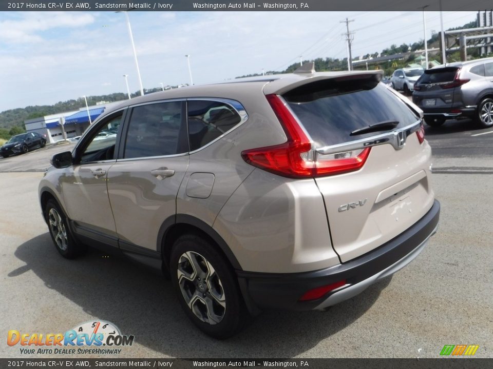 2017 Honda CR-V EX AWD Sandstorm Metallic / Ivory Photo #8