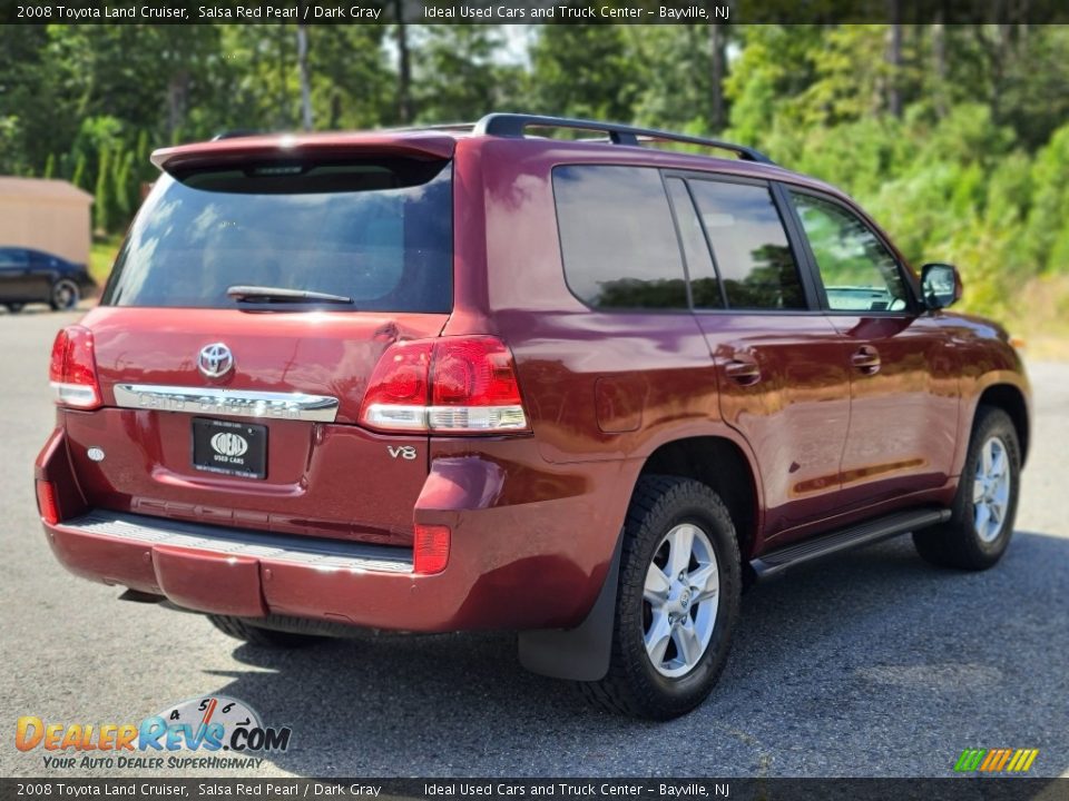 2008 Toyota Land Cruiser Salsa Red Pearl / Dark Gray Photo #5