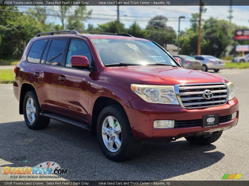 2008 Toyota Land Cruiser Salsa Red Pearl / Dark Gray Photo #7