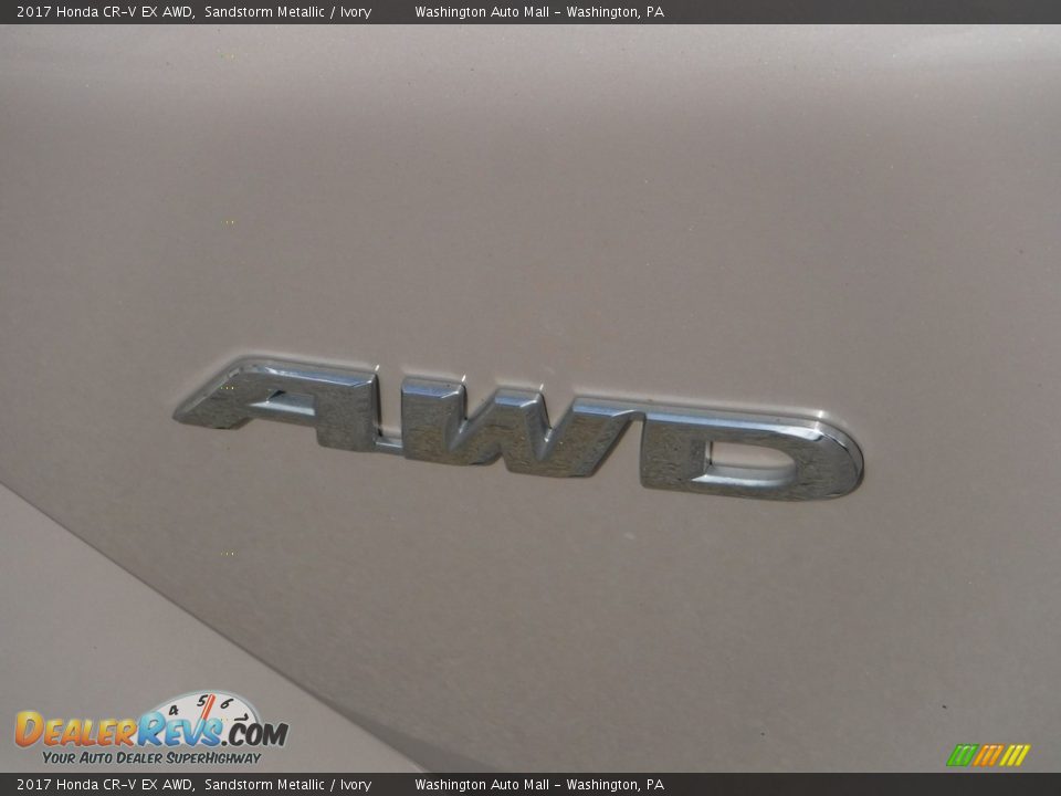 2017 Honda CR-V EX AWD Sandstorm Metallic / Ivory Photo #11