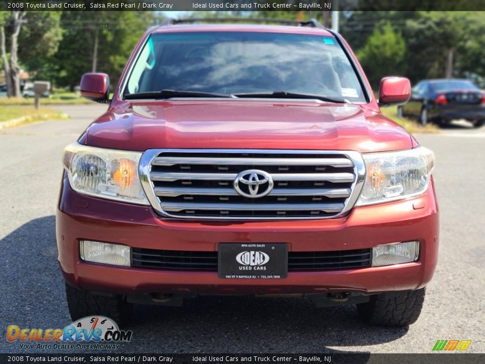 2008 Toyota Land Cruiser Salsa Red Pearl / Dark Gray Photo #8