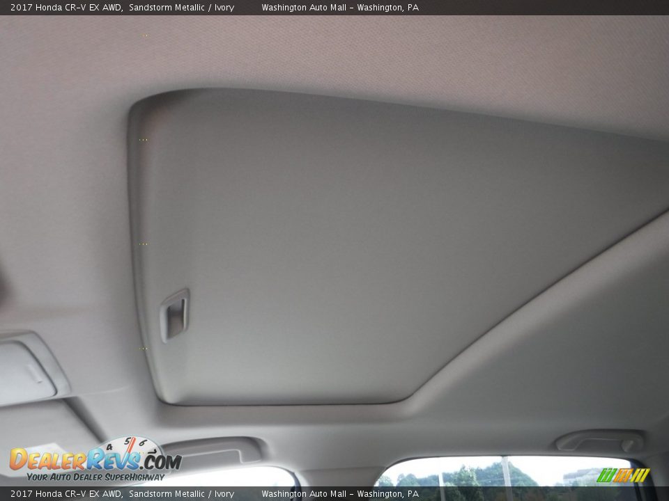 2017 Honda CR-V EX AWD Sandstorm Metallic / Ivory Photo #12