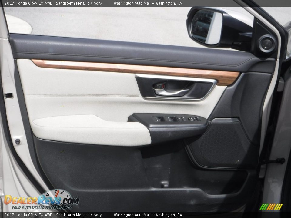 2017 Honda CR-V EX AWD Sandstorm Metallic / Ivory Photo #13