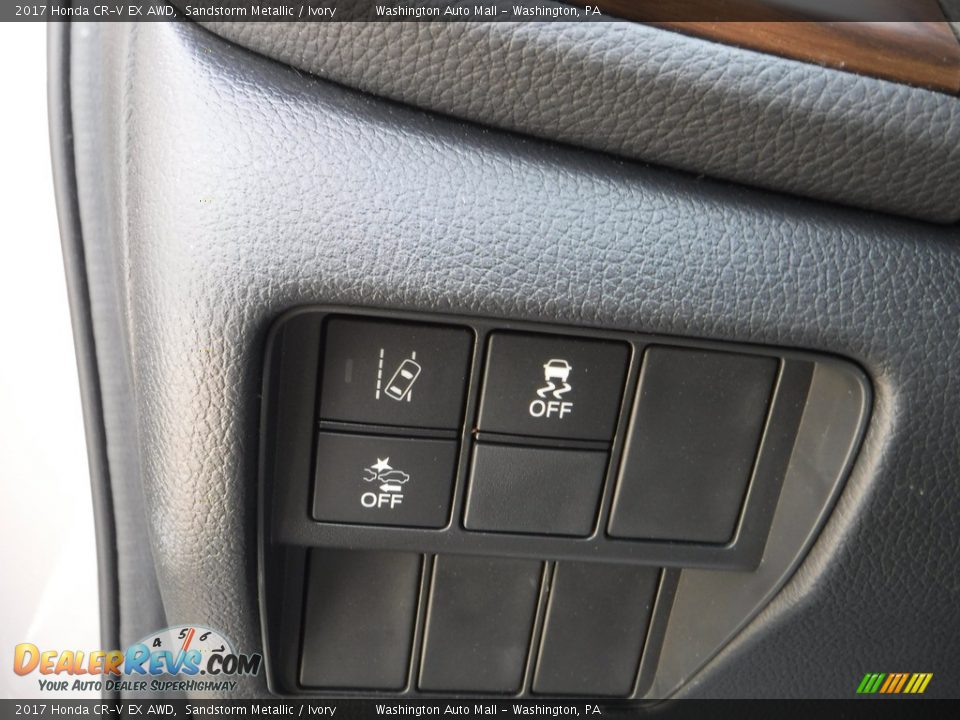 2017 Honda CR-V EX AWD Sandstorm Metallic / Ivory Photo #15