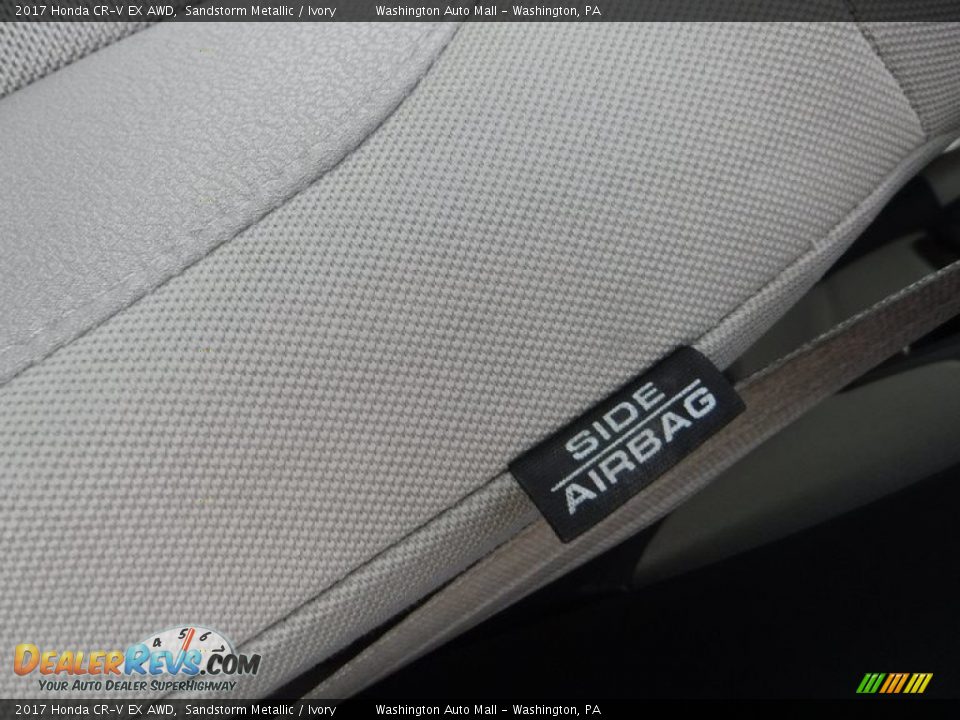 2017 Honda CR-V EX AWD Sandstorm Metallic / Ivory Photo #17