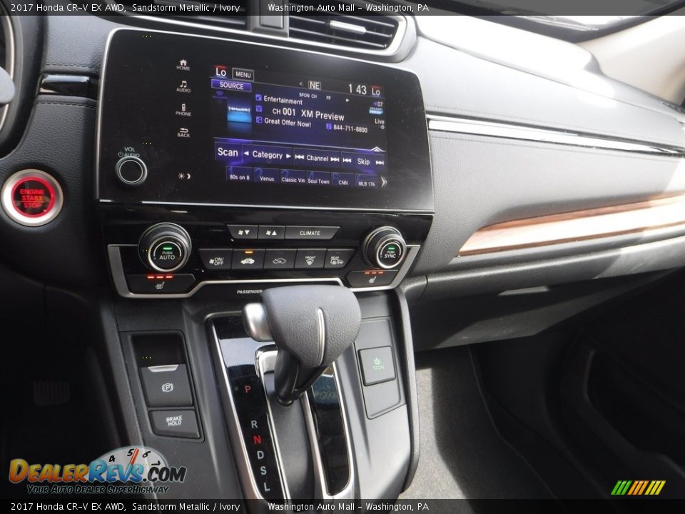 2017 Honda CR-V EX AWD Sandstorm Metallic / Ivory Photo #18