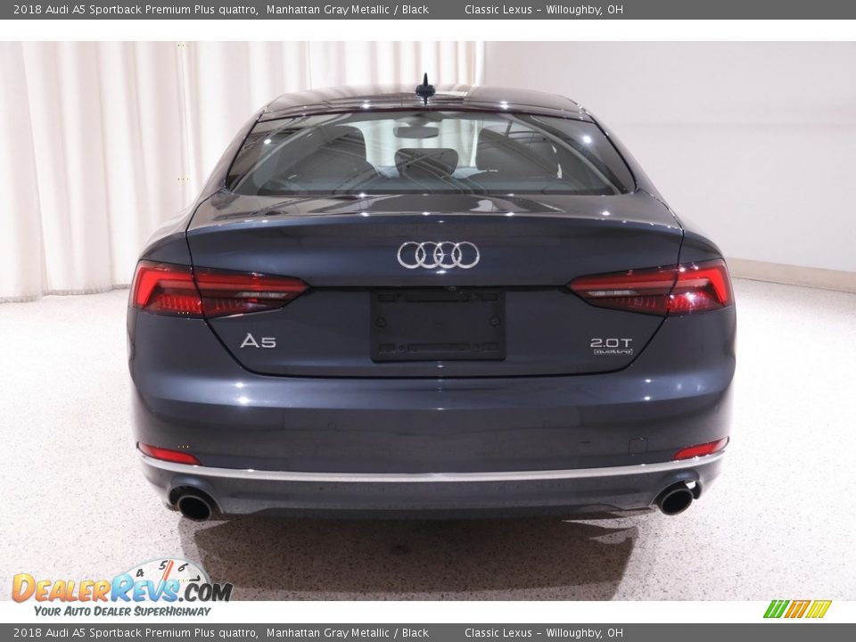 2018 Audi A5 Sportback Premium Plus quattro Manhattan Gray Metallic / Black Photo #19