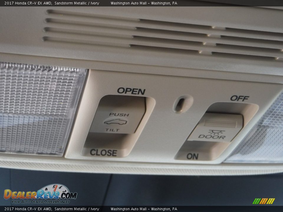 2017 Honda CR-V EX AWD Sandstorm Metallic / Ivory Photo #22