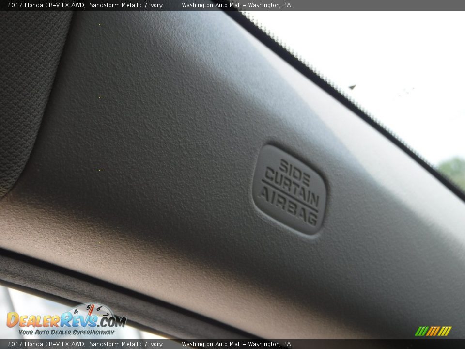 2017 Honda CR-V EX AWD Sandstorm Metallic / Ivory Photo #23