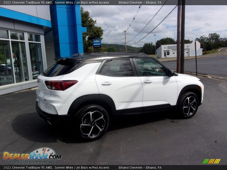 2022 Chevrolet TrailBlazer RS AWD Summit White / Jet Black w/Red Accents Photo #3