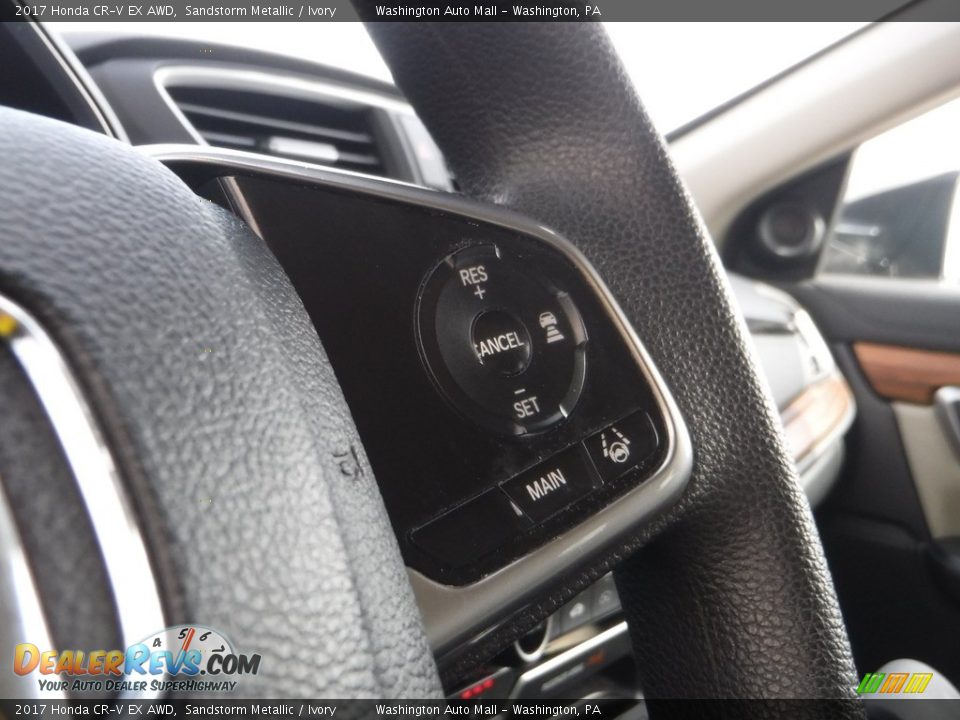 2017 Honda CR-V EX AWD Sandstorm Metallic / Ivory Photo #26